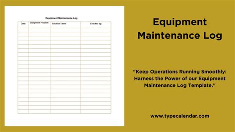 equipment logs centrifugal pump plant|machinery maintenance logs.